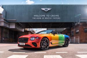 Bentley Continental GT Convertible First Edition Rainbow Hero 2020 года  (UK)